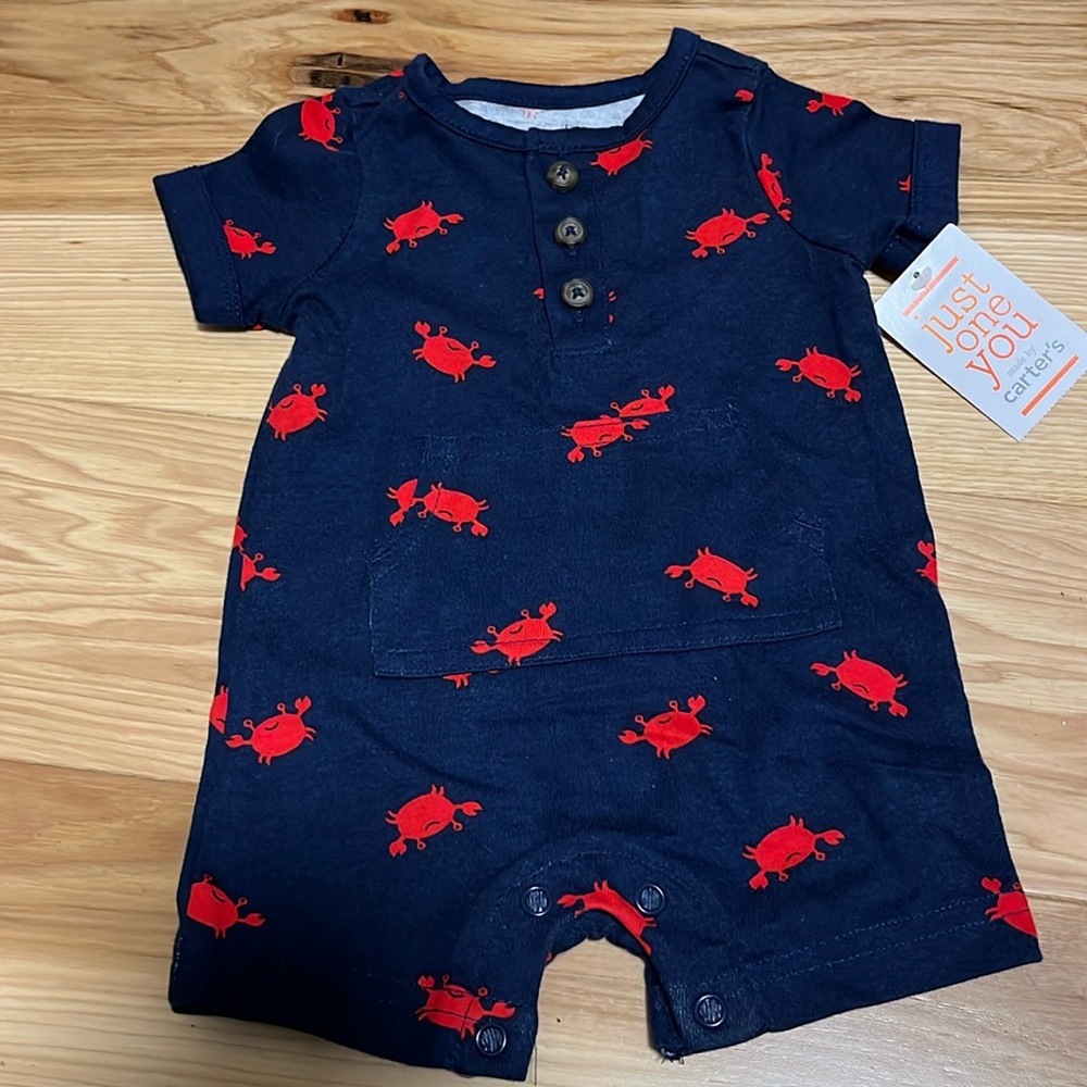 Crab onesie
